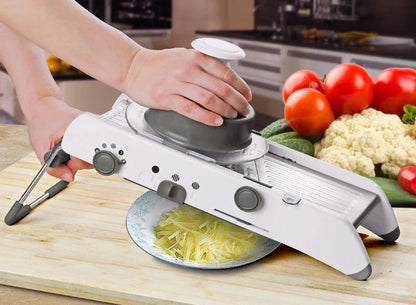 ProSlice Mandoline Gemüseschneider mit Präzise Verstellbaren Klingen