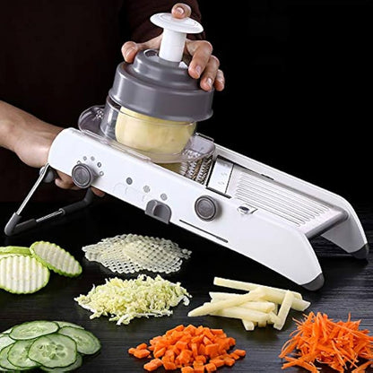 ProSlice Mandoline Gemüseschneider mit Präzise Verstellbaren Klingen
