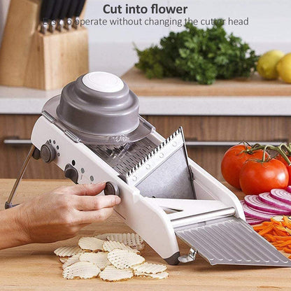 ProSlice Mandoline Gemüseschneider mit Präzise Verstellbaren Klingen