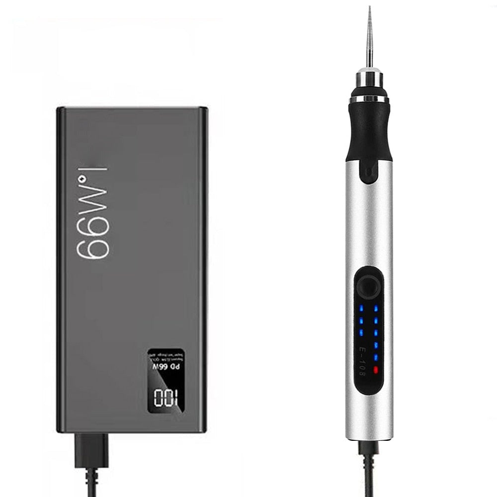 Professional Engraving Pen Rechargeable Electric Engraver Tool for DIY Crafting