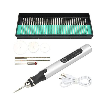 Professional Engraving Pen Rechargeable Electric Engraver Tool for DIY Crafting