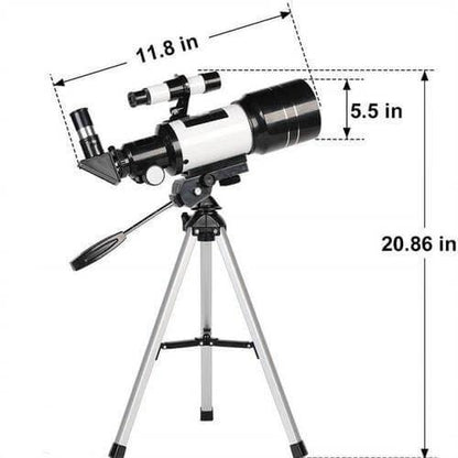 Professional Telescope with Tripod 150x Zoom for Stargazing and Moon Viewing