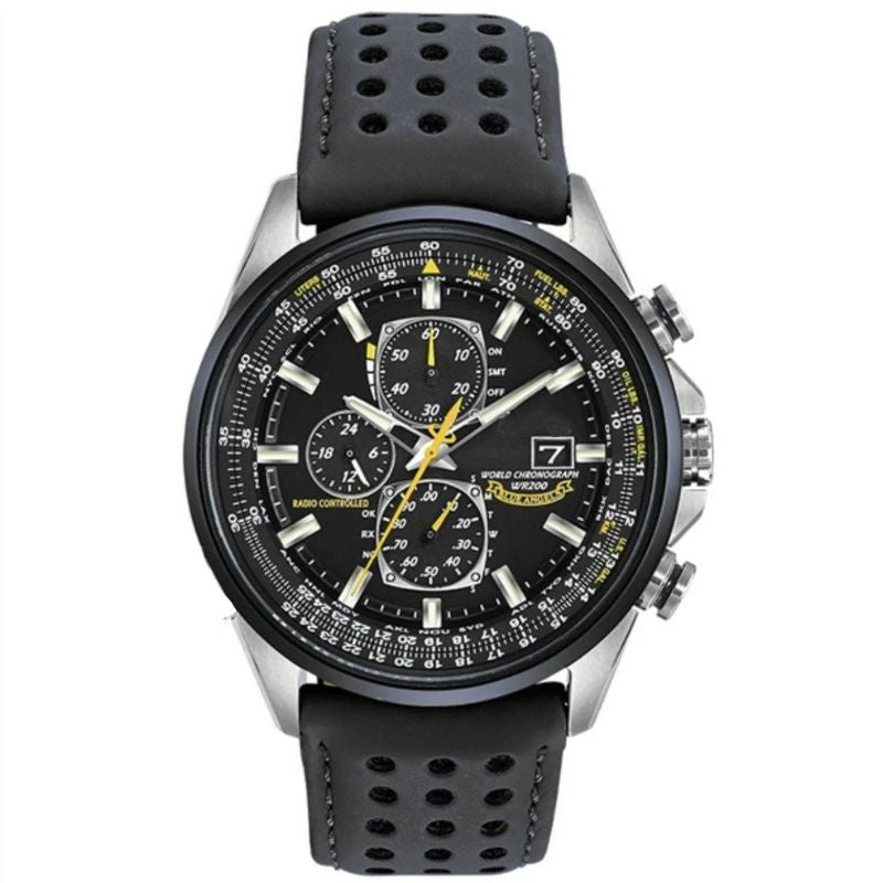 Quartz Chronograph Men’s Watch Stainless Steel Waterproof Wristwatch