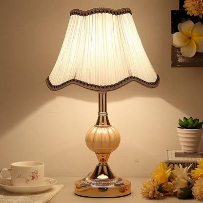 Quixy vintage skandynawska lampa stołowa nowoczesne przytulne oświetlenie