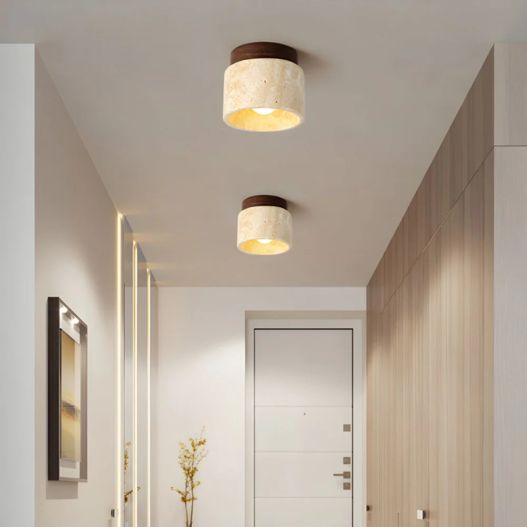 Radia Japońska lampa sufitowa Minimalistyczna lampa o ciepłym blasku