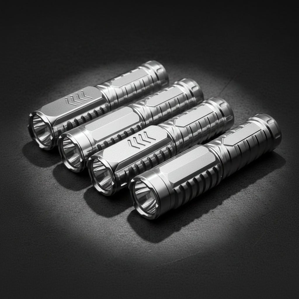 Rechargeable LED Tactical Flashlight Aluminum Outdoor Torch Long Range