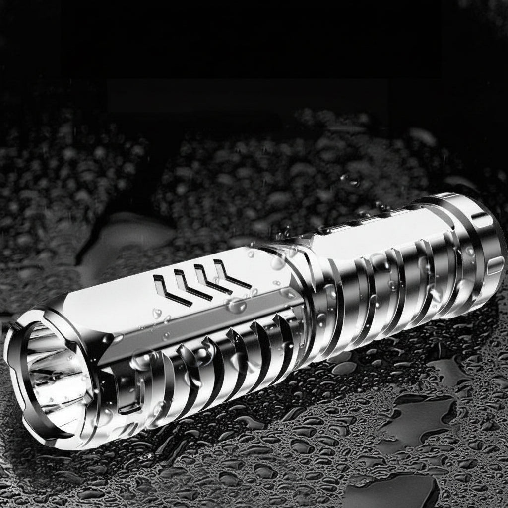 Rechargeable LED Tactical Flashlight Aluminum Outdoor Torch Long Range