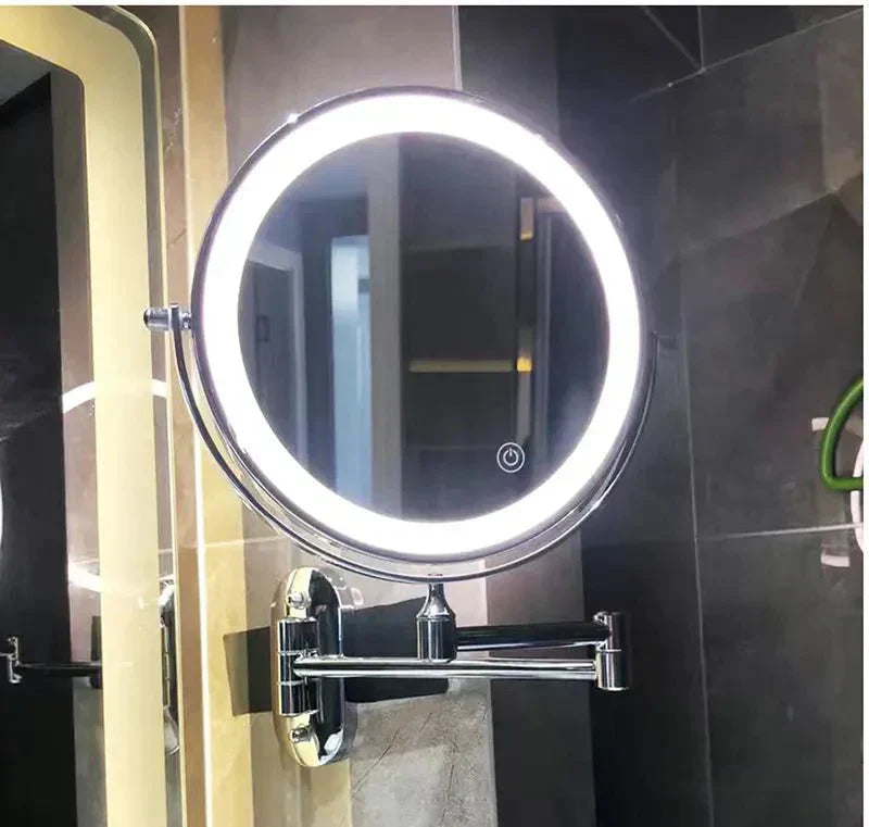 RefleX genopladeligt LED makeup-spejl med 3 lysindstillinger