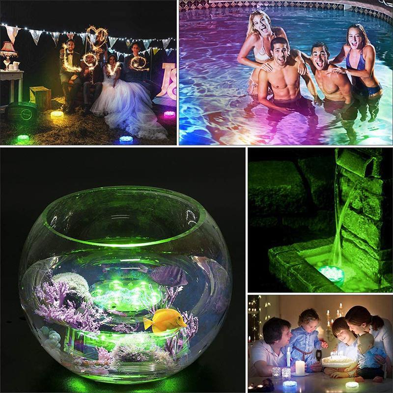 Afstandsbediening waterdichte LED zwembadlamp RGB onderdompelbare zwembad- en spa-lamp
