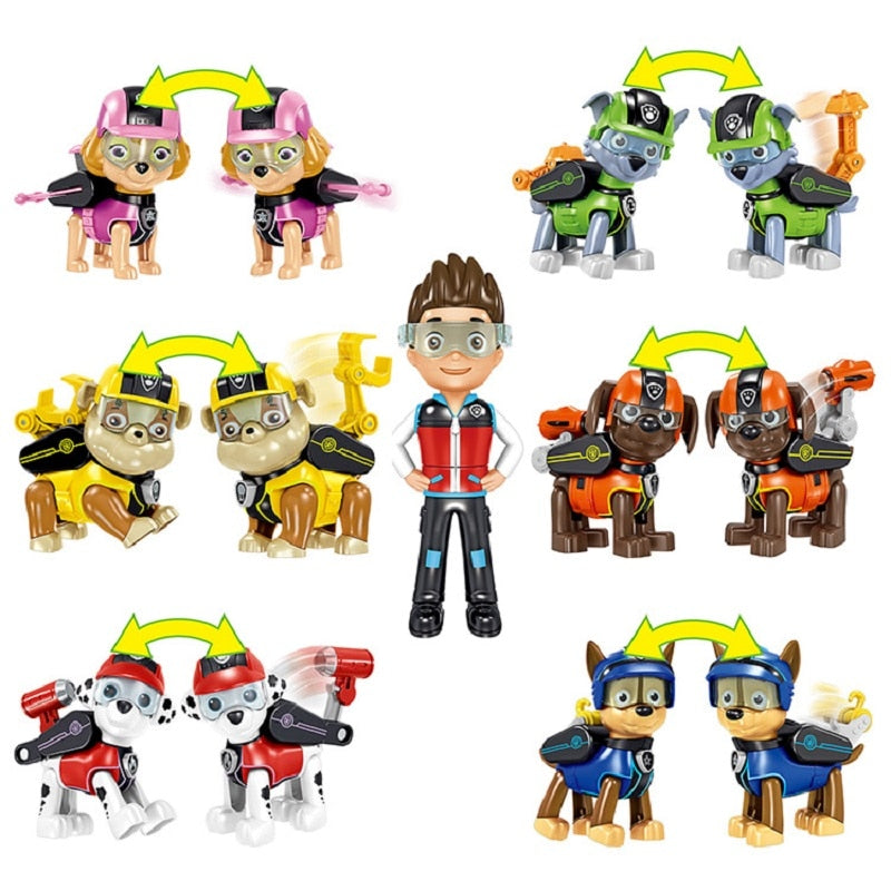 Redningsteam Legetøjssæt – Actionfigurer med Køretøjer til Børn