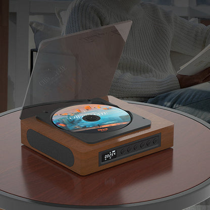 Retro odtwarzacz CD Bluetooth z radiem FM i bezprzewodowym strumieniowaniem  