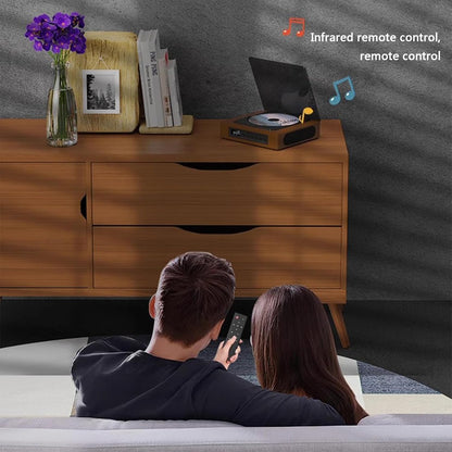 Retro odtwarzacz CD Bluetooth z radiem FM i bezprzewodowym strumieniowaniem  