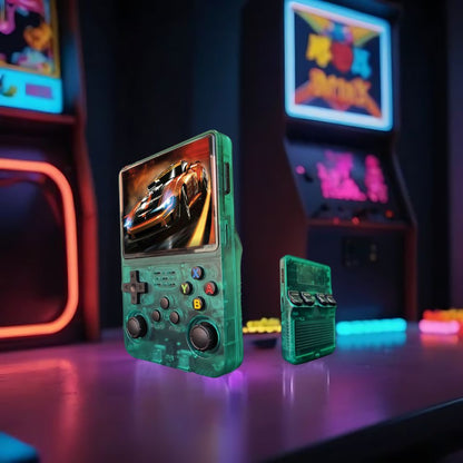 Retro Handheld Gaming Console with HD Screen and Built In Games