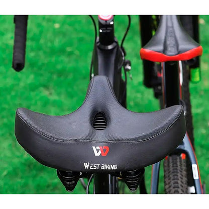 RideEase ergonomisk cykelsadel med ekstra bredt komfortdesign