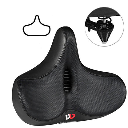 RideEase ergonomisk cykelsadel med ekstra bredt komfortdesign