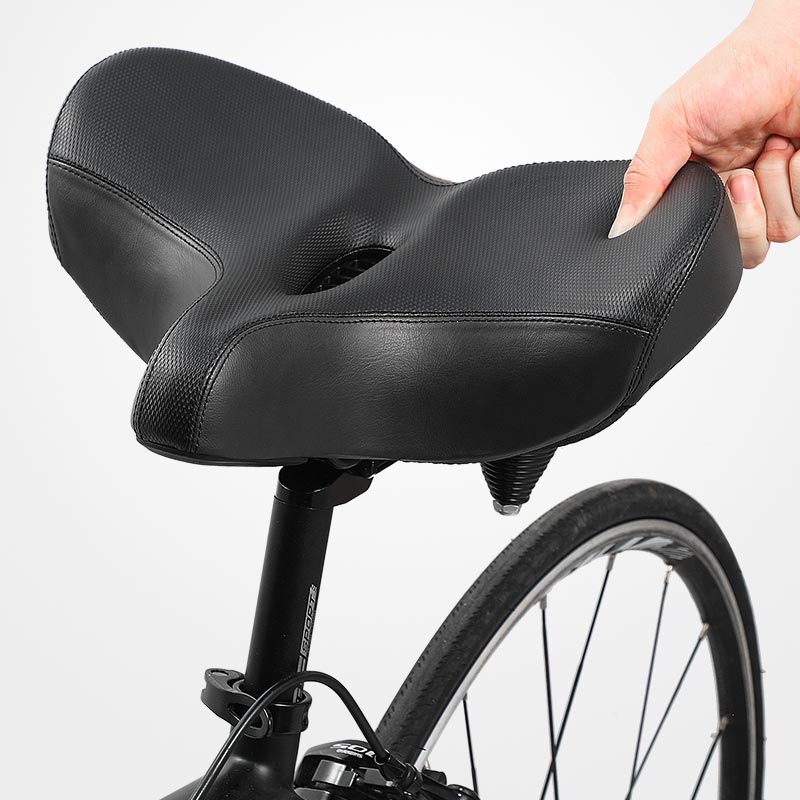 RideEase ergonomisk cykelsadel med ekstra bredt komfortdesign