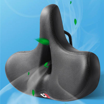 RideEase ergonomisk cykelsadel med ekstra bredt komfortdesign