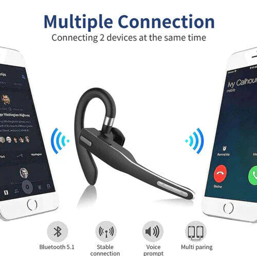 RoadMic Pro Bezprzewodowy zestaw słuchawkowy Bluetooth z podwójnym mikrofonem i redukcją szumów