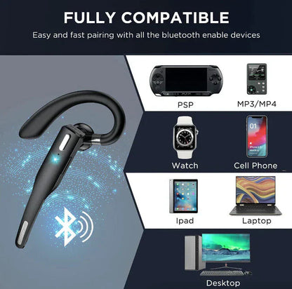 RoadMic Pro Bezprzewodowy zestaw słuchawkowy Bluetooth z podwójnym mikrofonem i redukcją szumów