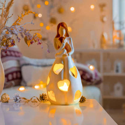 Romantische tafellamp met warme gloed en tijdloos ontwerp