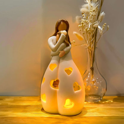 Romantische tafellamp met warme gloed en tijdloos ontwerp