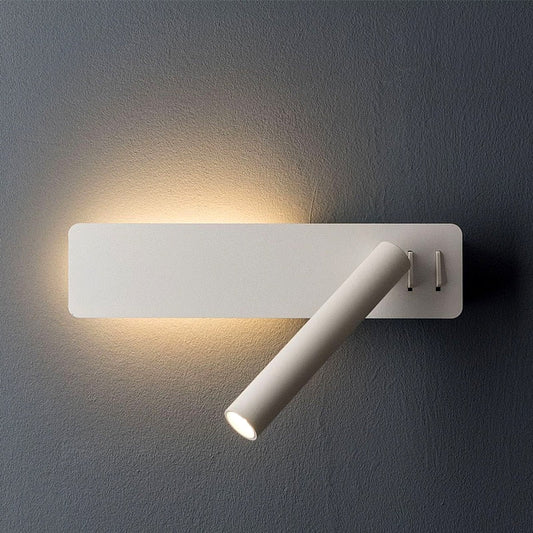 Obrotowa lampa ścienna LED do czytania z regulacją jasności, lampka nocna