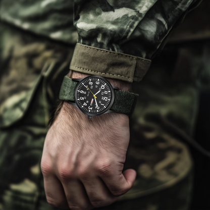Robuste Outdoor-Herrenuhr mit wasserdichtem Edelstahl-Design