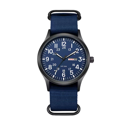 Robuste Outdoor-Herrenuhr mit wasserdichtem Edelstahl-Design