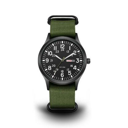 Robuste Outdoor-Herrenuhr mit wasserdichtem Edelstahl-Design