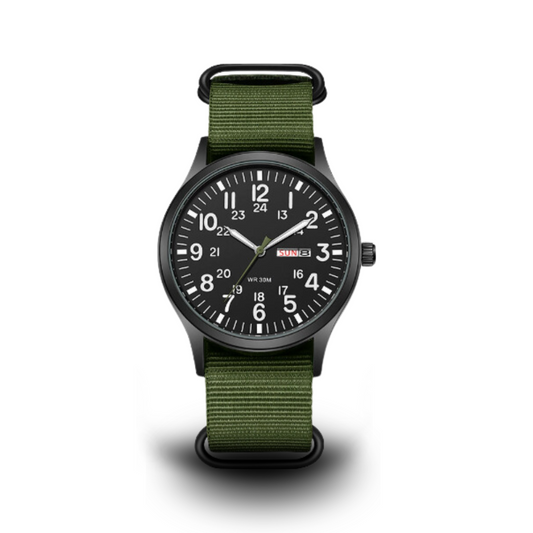 Robuste Outdoor-Herrenuhr mit wasserdichtem Edelstahl-Design