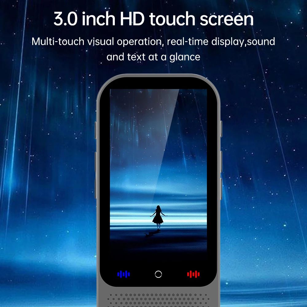 S80 Pro bærbar sprogoversætter med realtidsstemme og offline tilstande