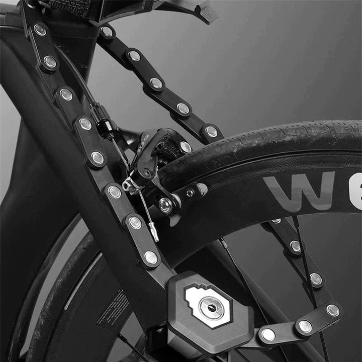 SafeRide składana blokada rowerowa z wytrzymałą ochroną antykradzieżową