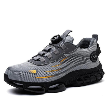SafeShoez Orthopedic Steel Toe Work Shoes with Memory Foam Comfort