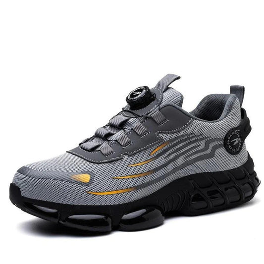 SafeShoez Orthopedic Steel Toe Work Shoes with Memory Foam Comfort