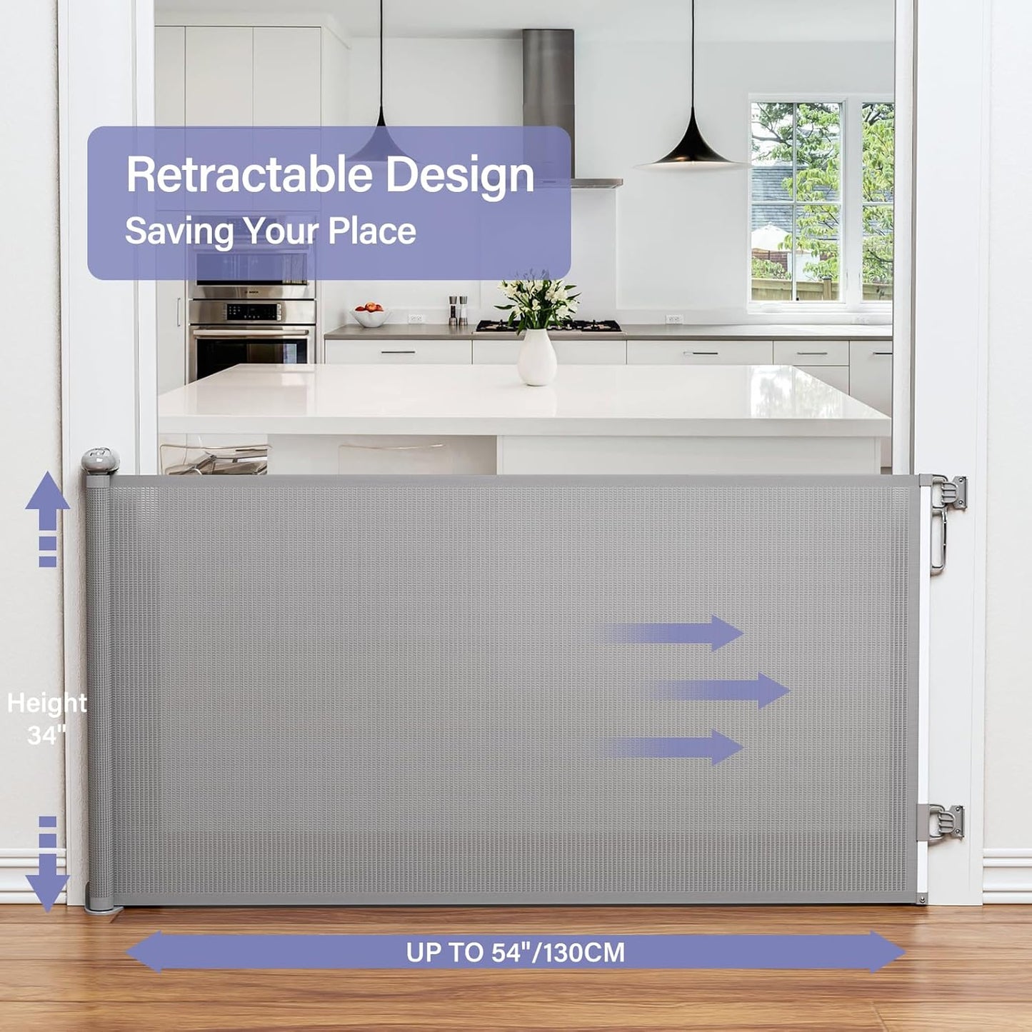 SafeStep Retractable Safety Gate For Babies, Children & Pets