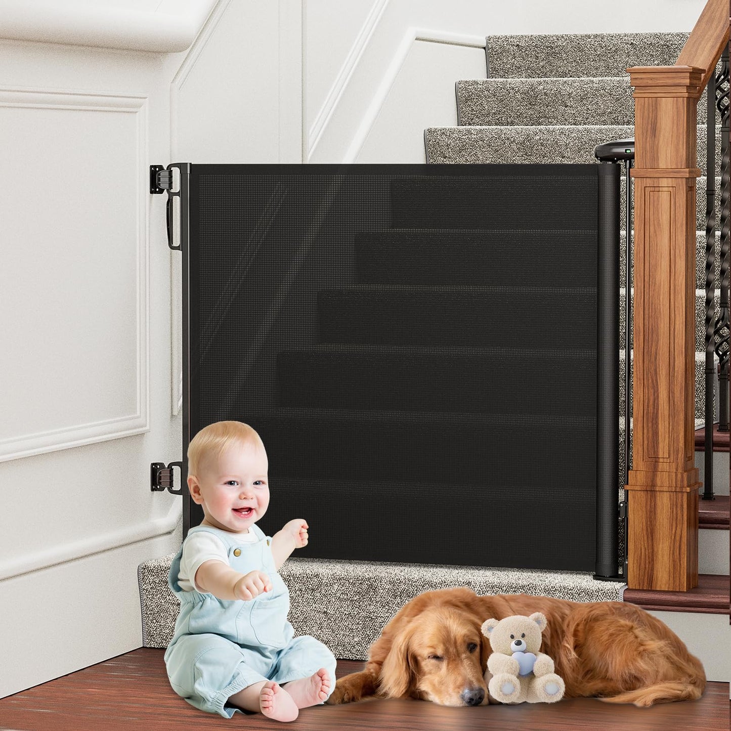 SafeStep Retractable Safety Gate For Babies, Children & Pets