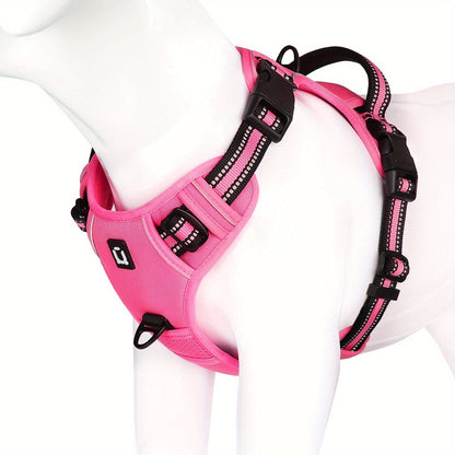 SafeWalk No Pull Reflective Dog Harness Adjustable Comfort Walking Harness