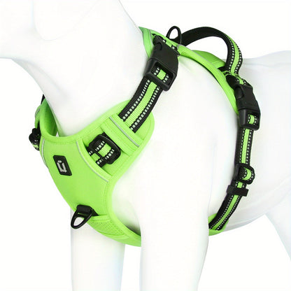 SafeWalk No Pull Reflective Dog Harness Adjustable Comfort Walking Harness