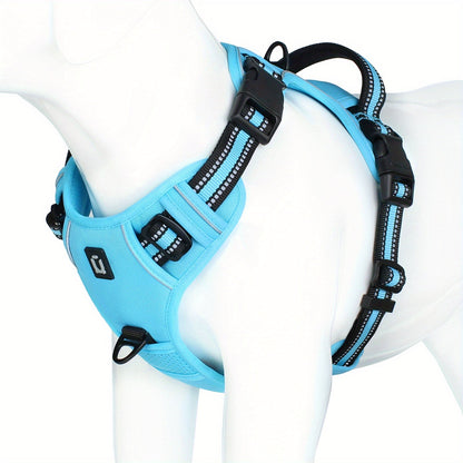 SafeWalk No Pull Reflective Dog Harness Adjustable Comfort Walking Harness