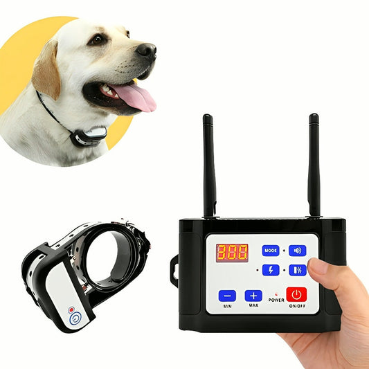 SafeZone kabelloser Hundezaund und Trainingshalsband, wiederaufladbar, wasserdicht
