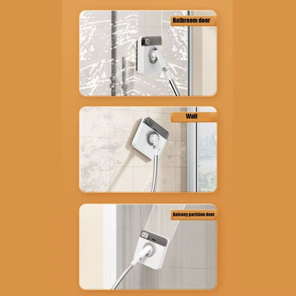 MagnaSweep Doppelseitiger Magnetischer Fensterreiniger mit Teleskopgriff