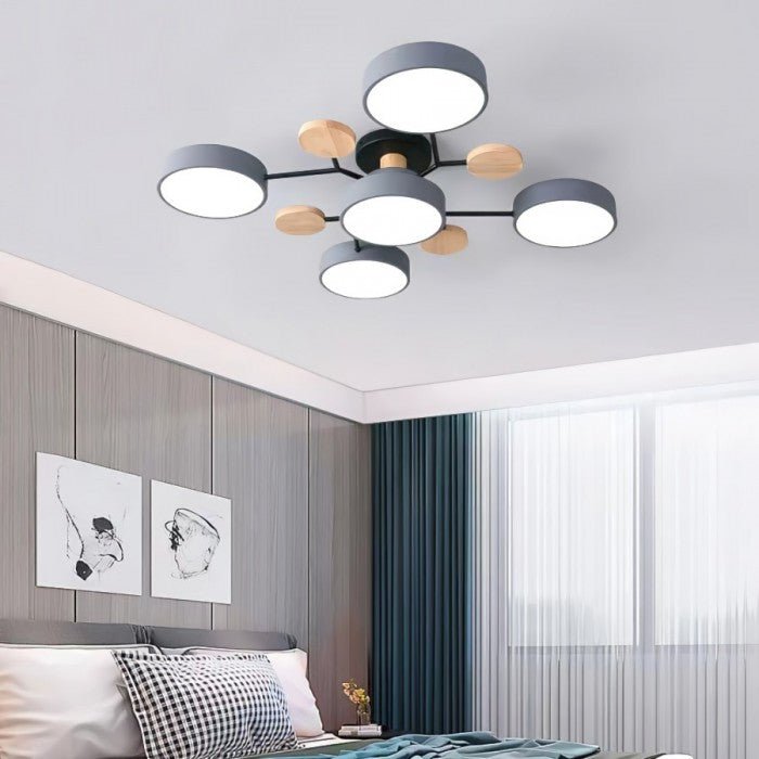 Skandinavisk LED loftslampe – moderne gren-design varm hvid lampe