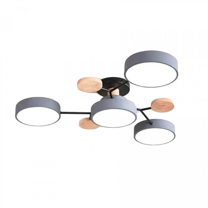 Skandinavisk LED loftslampe – moderne gren-design varm hvid lampe