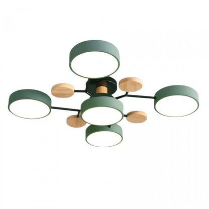 Skandinavisk LED loftslampe – moderne gren-design varm hvid lampe