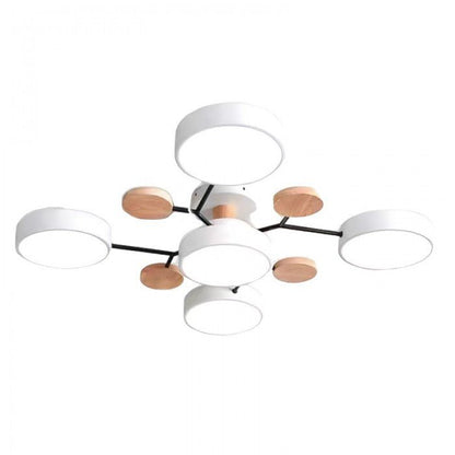 Skandinavisk LED loftslampe – moderne gren-design varm hvid lampe