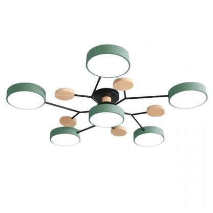 Skandinavisk LED loftslampe – moderne gren-design varm hvid lampe