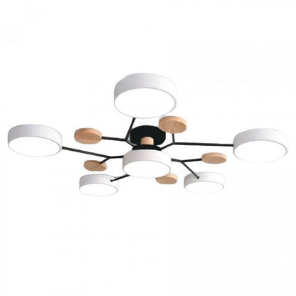 Skandinavisk LED loftslampe – moderne gren-design varm hvid lampe