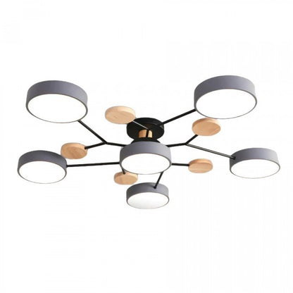 Skandinavisk LED loftslampe – moderne gren-design varm hvid lampe