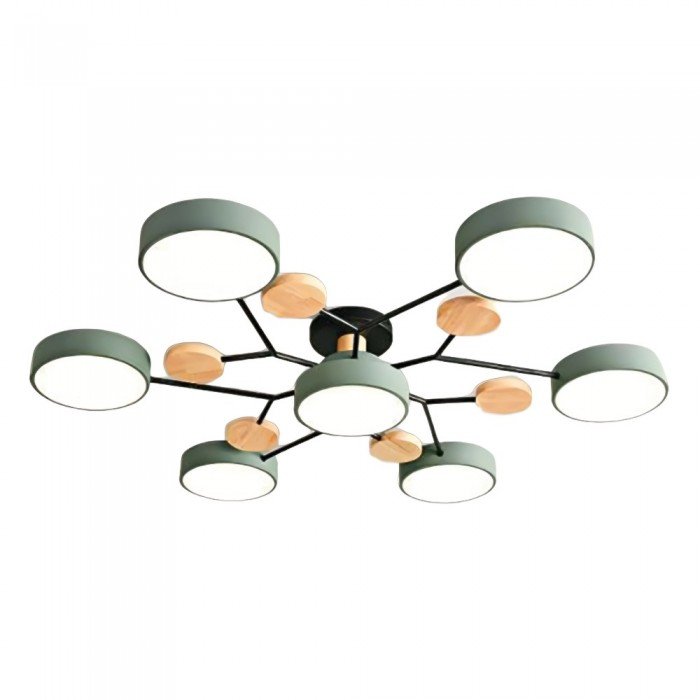 Skandinavisk LED loftslampe – moderne gren-design varm hvid lampe