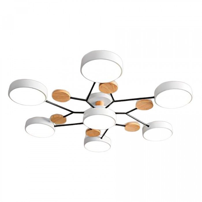 Skandinavisk LED loftslampe – moderne gren-design varm hvid lampe